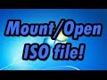 How to mount/open an ISO image