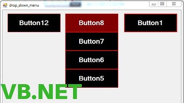 VB.NET - How to Make a Drop Down Menu in VbNet Using Buttons [ with source code ]