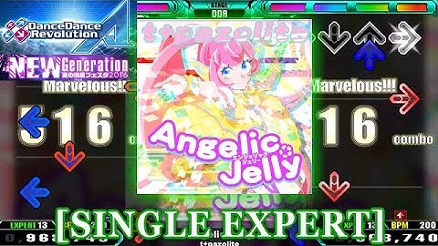 【DDR A】 Angelic Jelly [SINGLE EXPERT] 譜面確認＋Clap