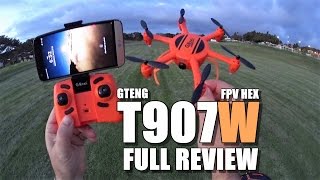 GTENG T907W Mini Hex FPV Drone - Full Review - [UnBoxing, Inspection, Flight Test, Pros & Cons]