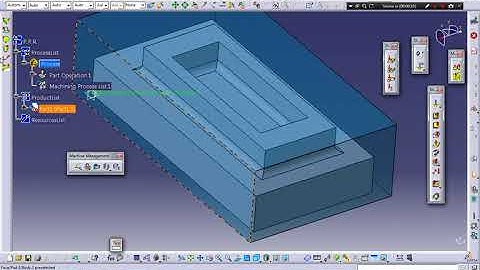 Catia V5 - Machining - Prismatic machining - part1
