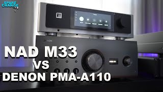Denon PMA-A110 vs Nad M33