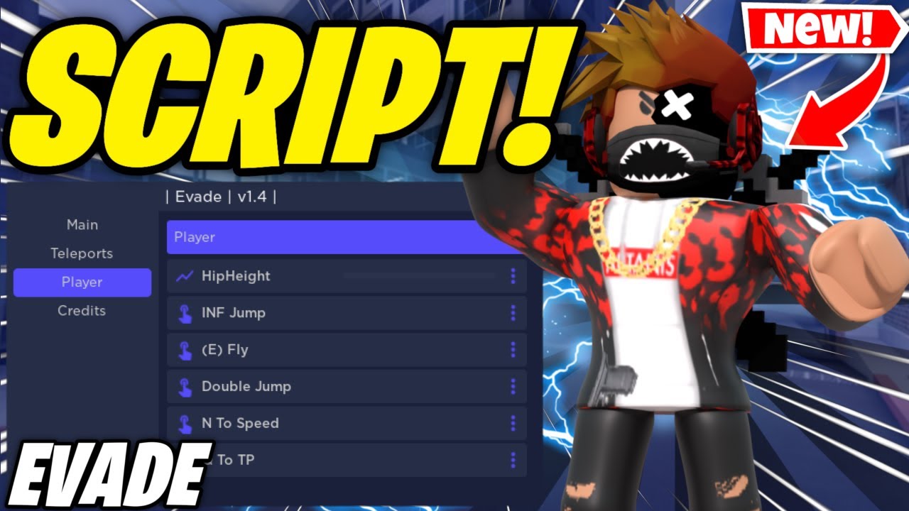 NEW] ROBLOX Evade Script Hack GUI, Auto Farm