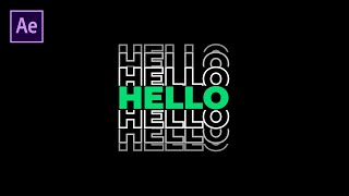 Famous Split Typography Effects In After Effects 2020 | Typography Tutorial | Free Project File Net Worth
