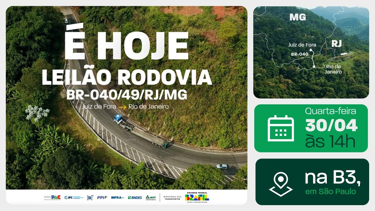 Leilão BR-040/495/MG/RJ