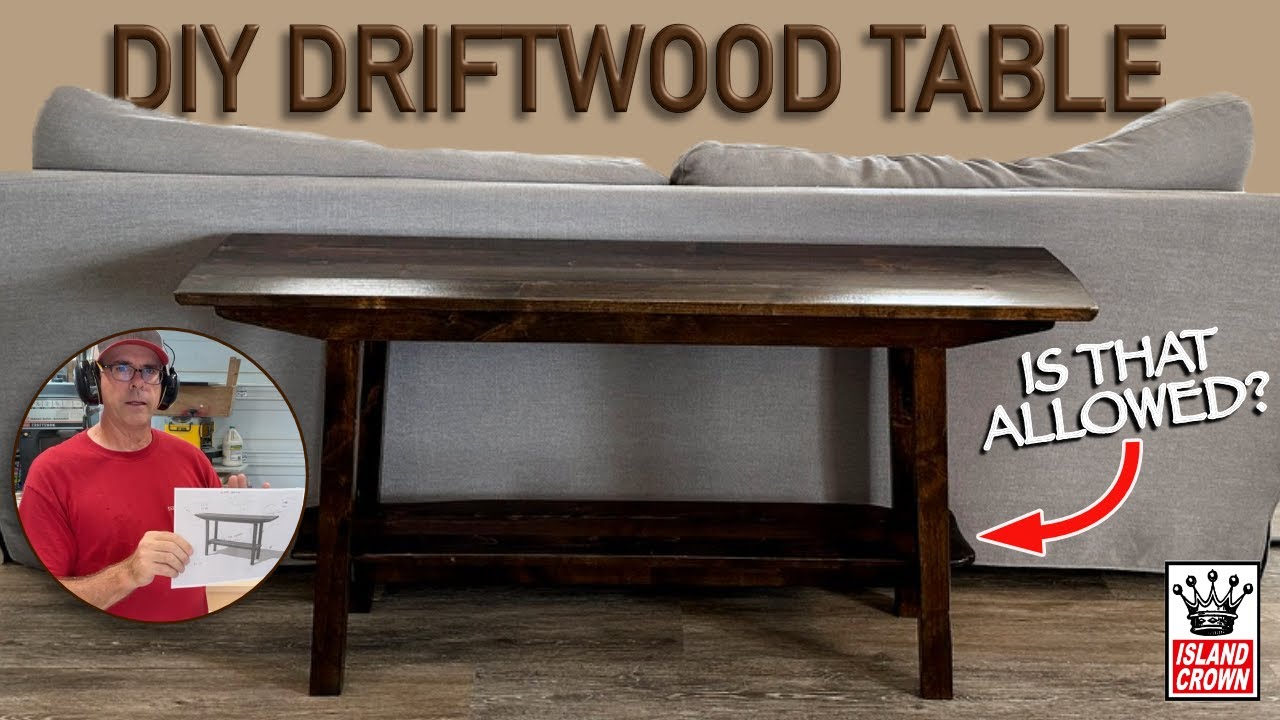 DIY Coastal Driftwood Console: Build a Stunning Sofa Table with