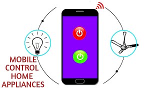 DIY || Light/fan ON OFF using mobile phone