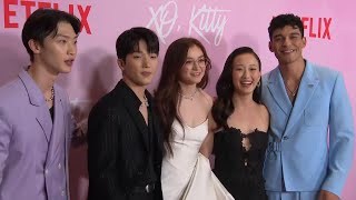 Noah Centineo supports 'To All the Boys' kid sister Anna Cathcart at 'XO Kitty' premiere