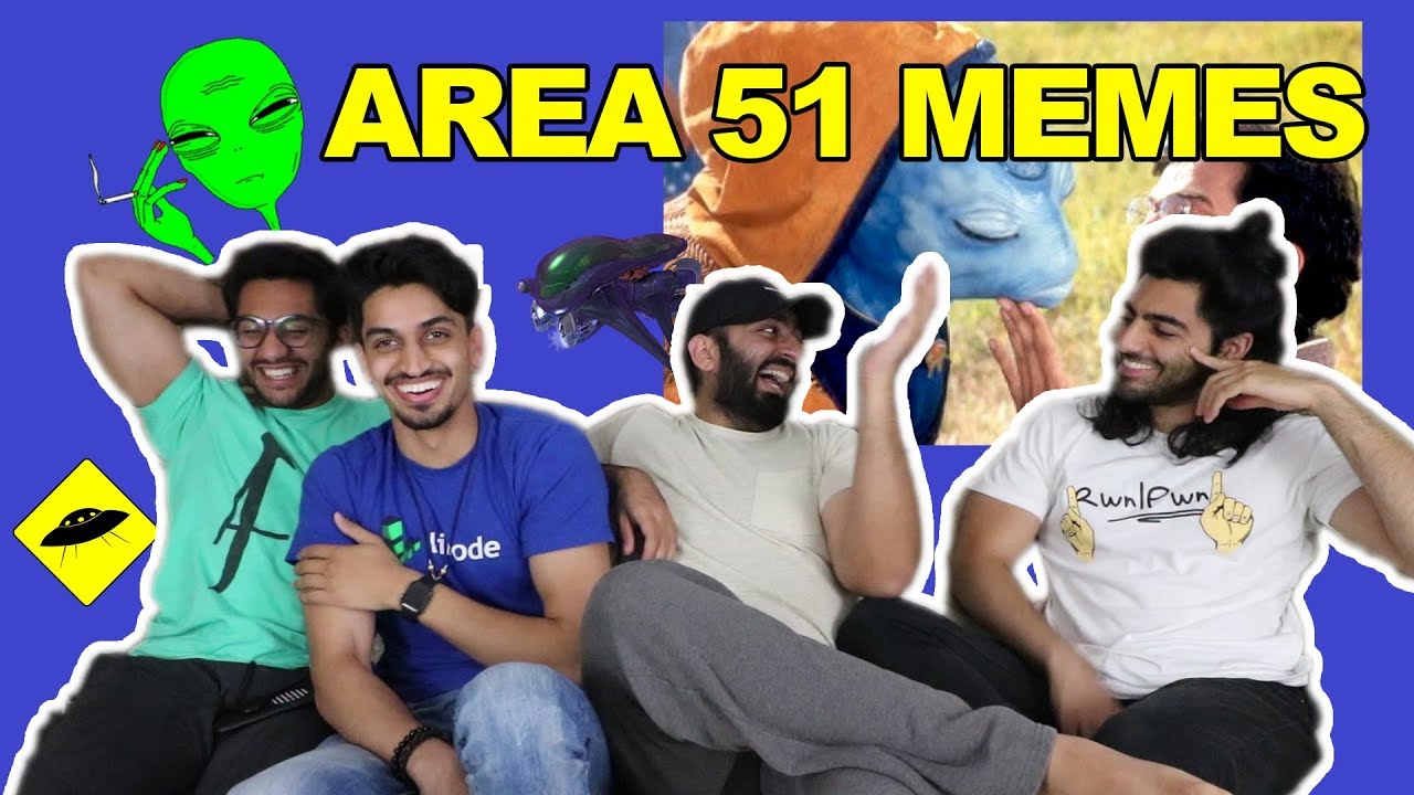 REACTING TO AREA 51 MEMES!!! ft. RwnlPwnl Crew