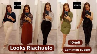 Provador Riachuelo, looks para sair e trabalhar, 10%off com meu cupom:RCHLO17336AFL