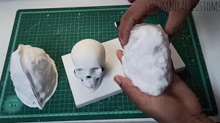 How To Make Silicone Mold - Part 4 Making A Mother Mold Diy Silicone Mold Skull Mold