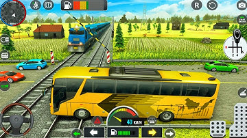 Bus Simulator Game 2025 - Ultimate Passenger Pickup Driving Simulator 3D! Bus Game Android GamePlay
