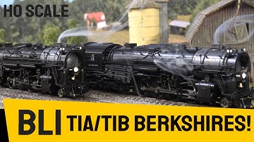 Broadway Limited HO Scale T1a/T1b Berkshire Steam Locomotives w/ Paragon 4 DCC & Sound, Full Review!