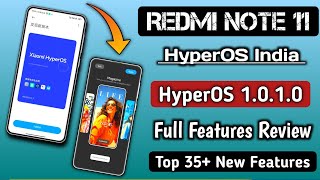 Redmi Note 11 HyperOS India 1.0.1.0 Public Stable Update, Full Features Review, 35+ New Features