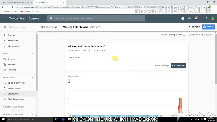 SOLVED Breadcrumbs issues detected Missing field 'itemListElement  google search console error