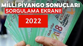 2022 Mi̇lli̇ Pi̇yango Bi̇let Sorgulama