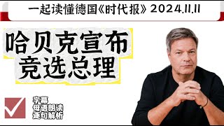 德国经济部长哈贝克宣布竞选总理｜博登湖黄昏｜德语C1｜德语C2｜德语精读｜德语听力｜德语单词｜德语外刊｜高级德语｜德语学习｜德语语法｜德国生活｜德国文化