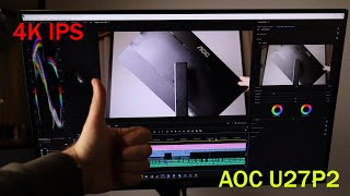 Обзор AOC U27P2 4К IPS монитор! ТОП за свои деньги!