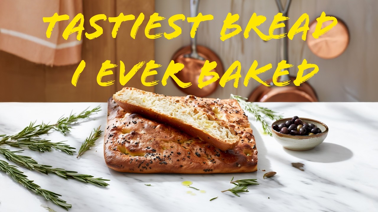 FOCACCIA: Delicious, crunchy, crispy and pillow soft inside