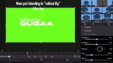 How to make the “edited By” intro In lumafusion