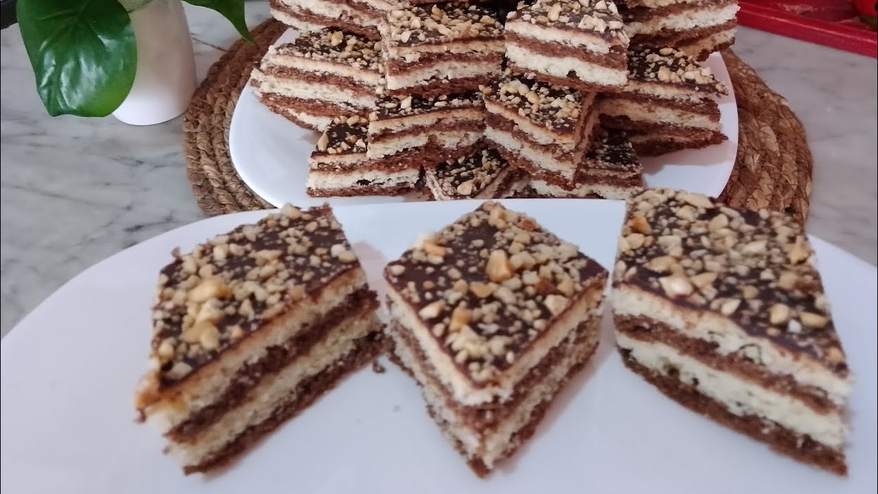 كروكي الطبقات 🤩لي يجيك هشيش وطري وخفيف مايتشبعش منو😋