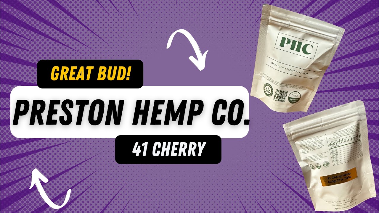 Preston Hemp Co. THCA Review: 41 Cherry (4️⃣1️⃣🍒)
