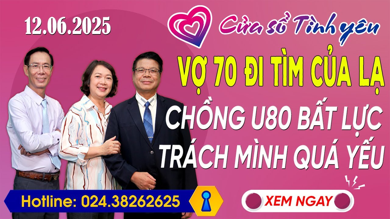 Nghe Cửa Sổ Tình Yêu Ngày 12/06/2025 | Tư Vấn Chuyên Thầm Kín | Đinh Đoàn, Hoàng Thúy Hải, Thành Văn