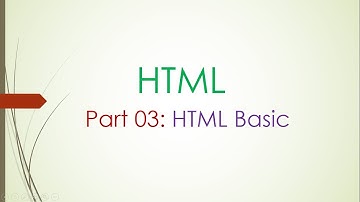 HTML Basic Bangla Tutorial (HTML Part-03)
