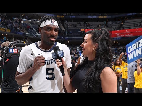 Vince Williams Jr. Walk Off Interview | Bucks vs. Grizzlies