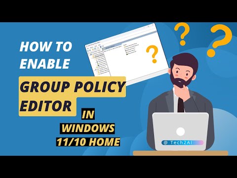 How to install Group Policy Editor in Windows 10,8, 7 Home Edition