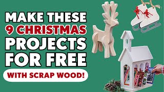 9 Christmas Scrap Wood Projects (DIY Holiday Decor on a Budget)