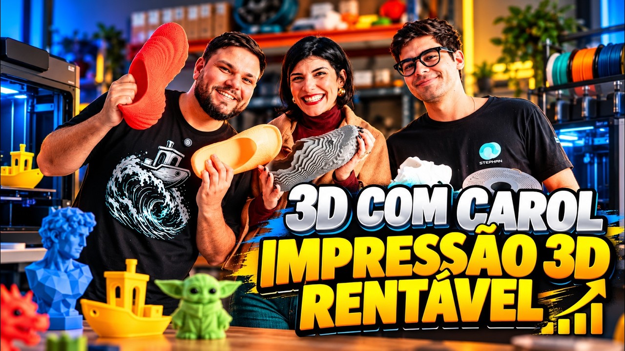 IMPRESSÃO 3D NÃO É SÓ BRINCADEIRA - STEPHAN VISITA #004