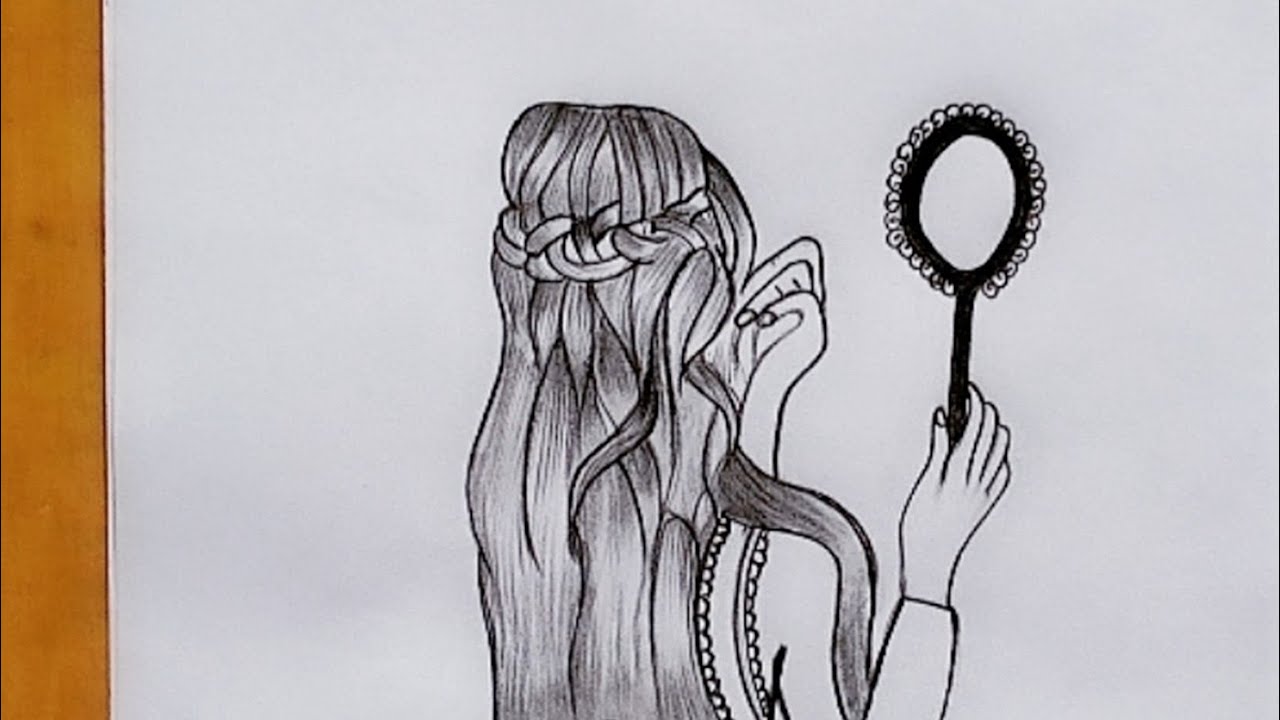 How To Draw A Girl Holding A Mirror Alone Girl Drawing Pencil Sketch Youtube How To Draw A Girl Holding A Mirror Alone Girl Drawing Pencil Sketch Youtube
