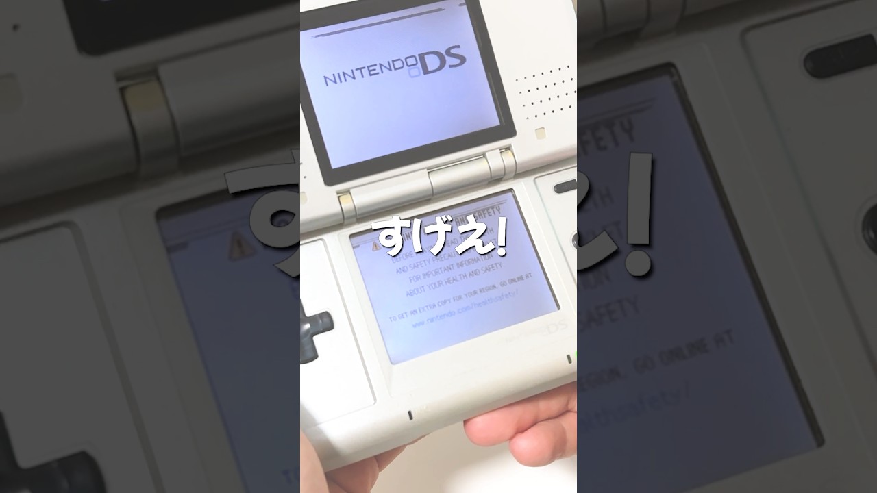 I bought the overseas version of the original Nintendo DS! But
