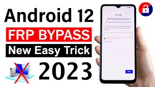 All Mobile Android 12 FRP BYPASS ✅ 2023 | 100% working method (Without Pc)