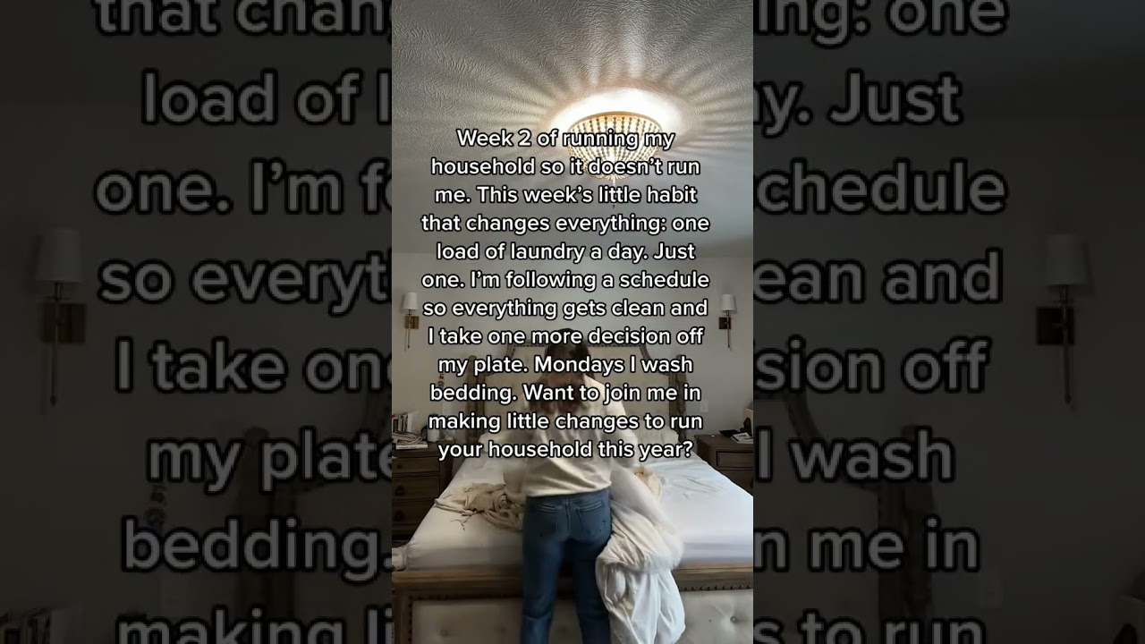 Get my free laundry schedule and laundry room reset checklist in the comments!