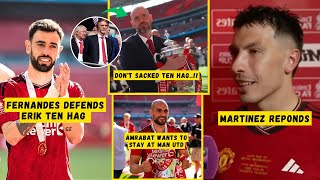 DON'T SACKED TEN HAG❗Support from Man Utd Players👏Bruno, Martinez & Amrabat✊Man Utd News