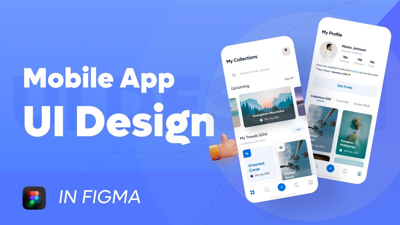 Mobile Application UI Design | Figma Tutorials | Figma in Hindi - YouTube