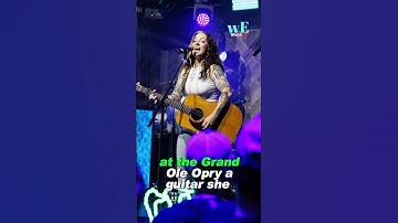 Thumbnail of Ashley McBryde & Her Guitar Dinah Rock the Grand Ole Opry Stage - WorldEye