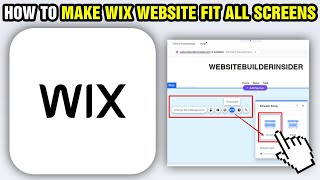 How To Make Wix Website Fit All Screens (2025)