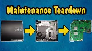 How to Open a PS3 Slim to Replace Thermal Paste, Change Battery, & Clean Dust | disassemble teardown screenshot 4
