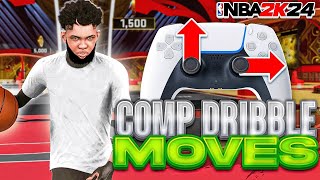 HOW TO DRIBBLE LIKE A COMP GUARD IN NBA2K24 w/HANDCAM & LEFT STICK CANCEL/L2 CANCEL
