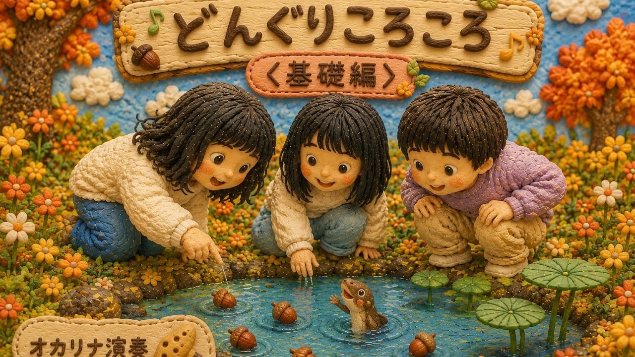 どんぐりころころ 基礎編 Ocarina Cover - YouTube