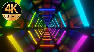 9 hour TV 4k HEXAGON fast moving Multi Metallic Color Relaxing Meditation Video Background loop