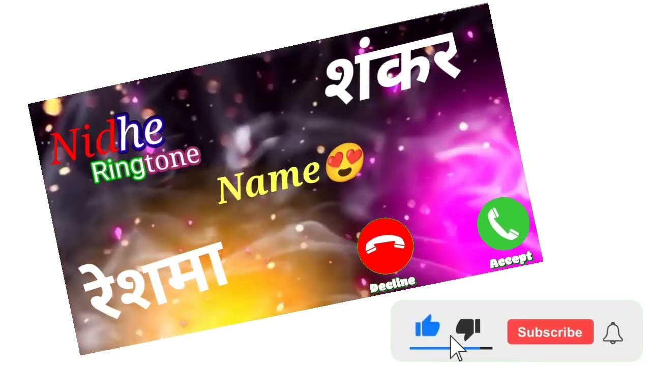 Mr. Sankar Name Ringtone 😘 | Resma Name Ringtone | WhatsApp Status | NIDHI RINGTONE