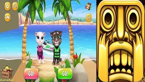 TALKING TOM JETSKI HD FULLSCREEN^TEMPLE RUN 2^GAMEPLAY FOR KID #105