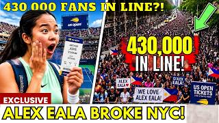 430,000 Fans in Line?! The Insane Ticket Demand for Alex Eala in New York