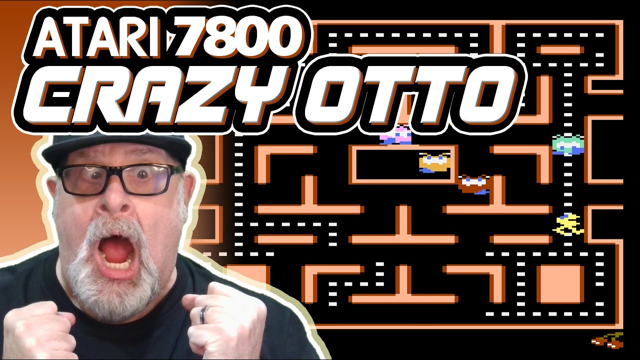 CRAZY OTTO on ATARI 7800 with RETRO BLISS | FREE Download! - YouTube