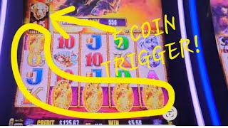 15 Buffalo Gold Heads Again! 5 Coin Trigger! Back to Back Jackpots! #15heads #jackpot