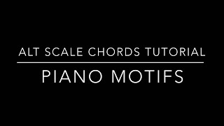 Piano Motifs - Alternate Scale Chords Tutorial screenshot 4